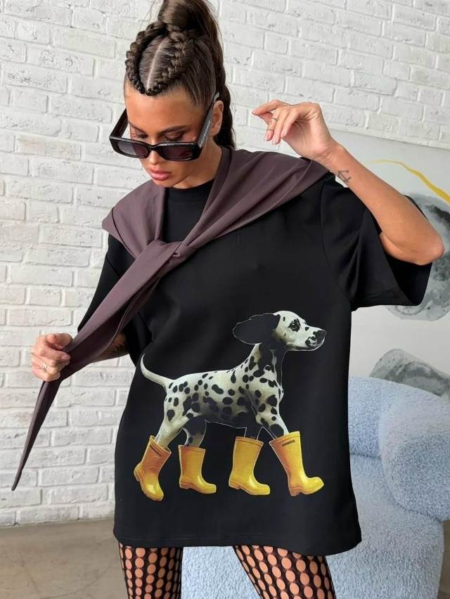 Купить Женская футболка черная оптом Садовод Интернет-каталог Садовод интернет-каталог