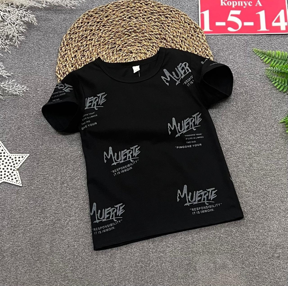 Купить Детская футболка черная оптом Садовод Интернет-каталог Садовод интернет-каталог