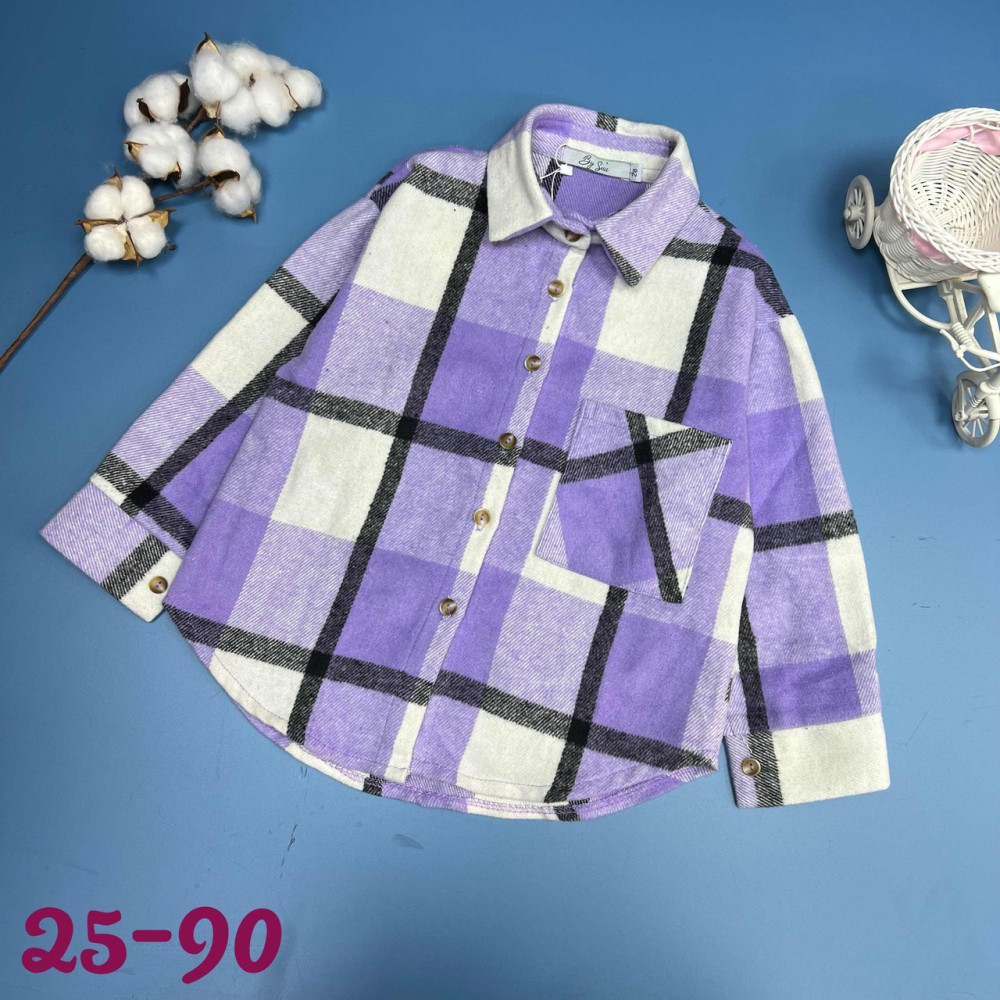 Купить Детская рубашка фиолетовая оптом Садовод Интернет-каталог Садовод интернет-каталог