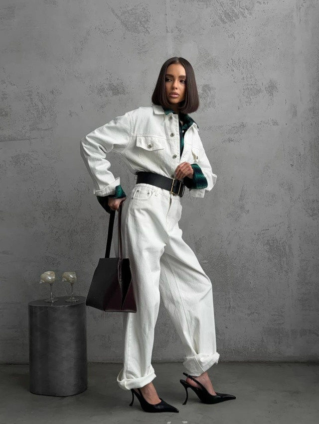 Купить Женский комбинезон белый оптом Садовод Интернет-каталог Садовод интернет-каталог