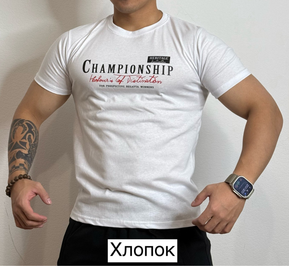 Купить Футболка для мужчин, хлопок оптом Садовод Интернет-каталог Садовод интернет-каталог
