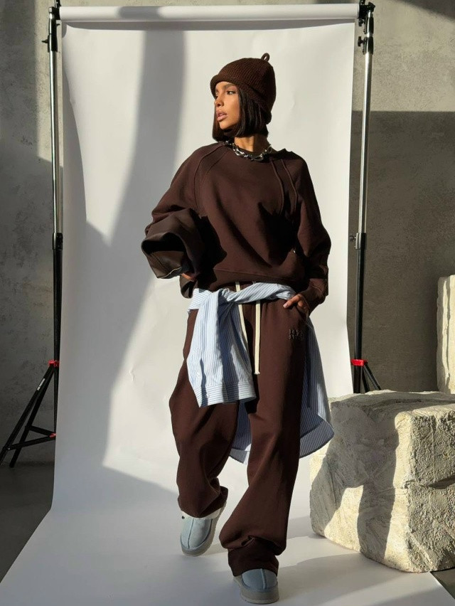 Купить Женский костюм коричневый оптом Садовод Интернет-каталог Садовод интернет-каталог