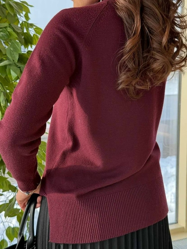 Купить Джемпер бордовый оптом Садовод Интернет-каталог Садовод интернет-каталог