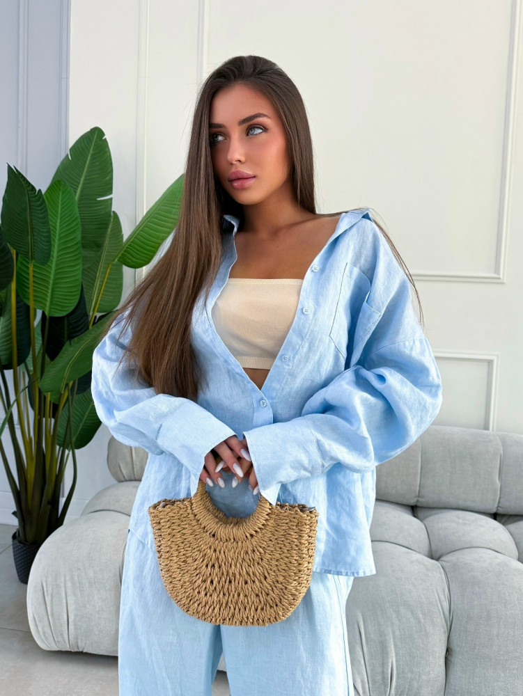 Купить Женский костюм голубой оптом Садовод Интернет-каталог Садовод интернет-каталог