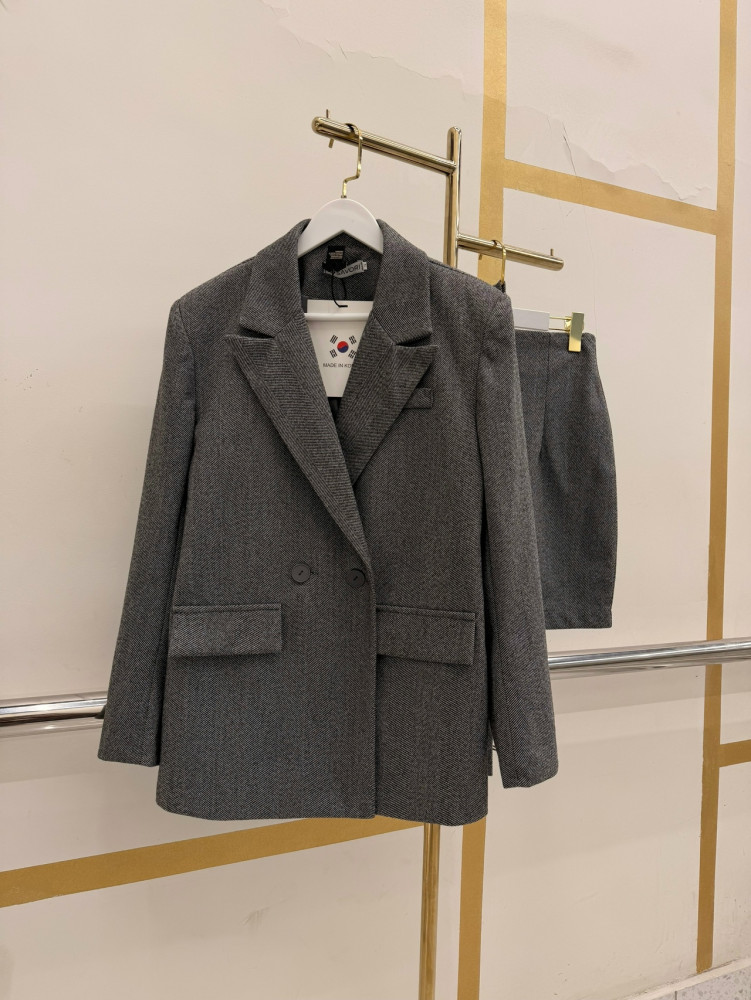 Купить Женский костюм серый оптом Садовод Интернет-каталог Садовод интернет-каталог