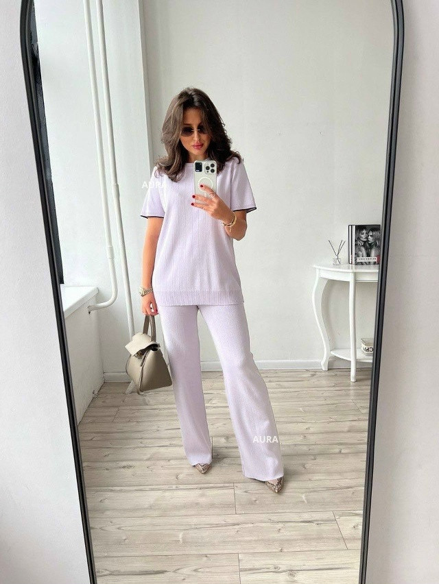 Купить Женский костюм сиреневый оптом Садовод Интернет-каталог Садовод интернет-каталог