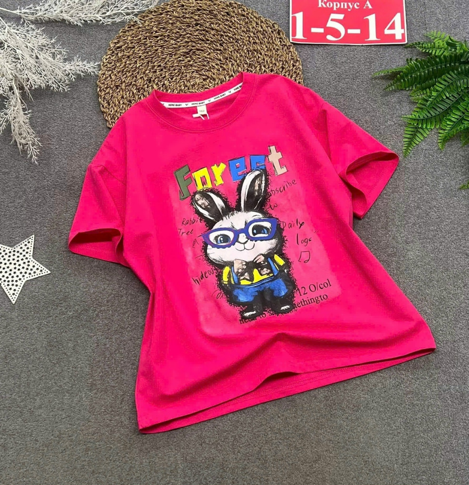Купить Детская футболка розовая оптом Садовод Интернет-каталог Садовод интернет-каталог