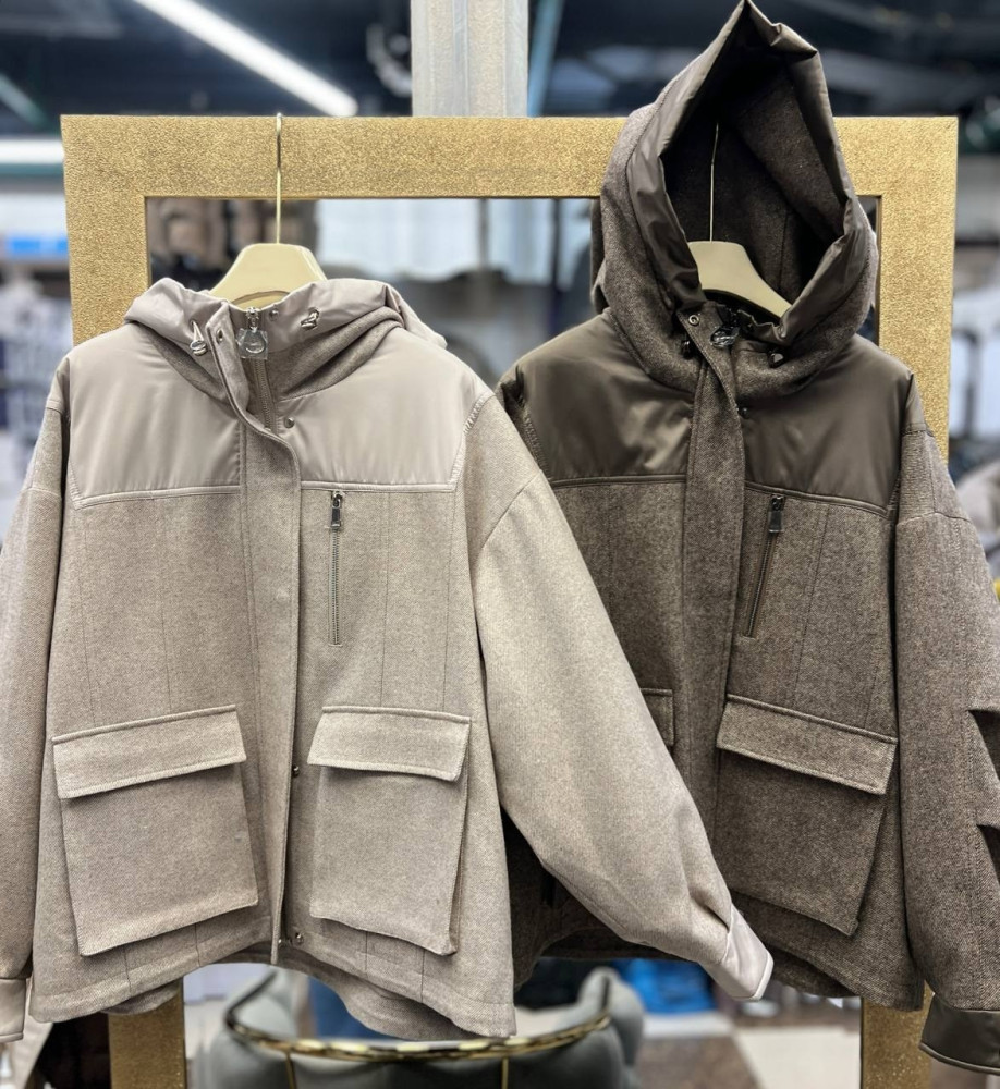 Купить Куртка женская бежевая оптом Садовод Интернет-каталог Садовод интернет-каталог