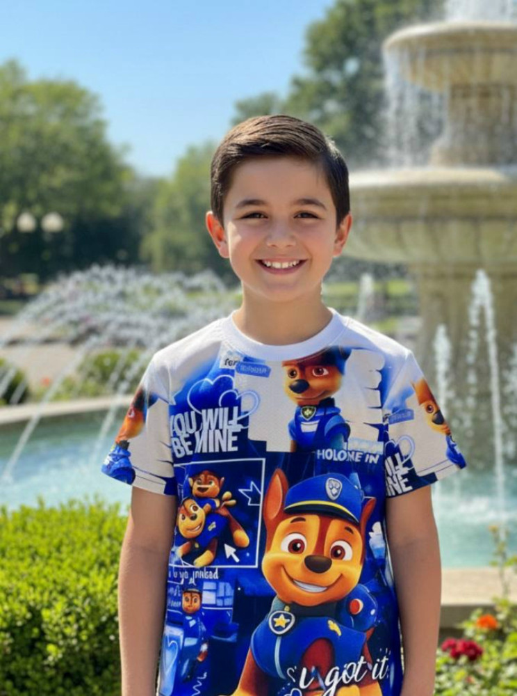 Купить Детская футболка синяя оптом Садовод Интернет-каталог Садовод интернет-каталог