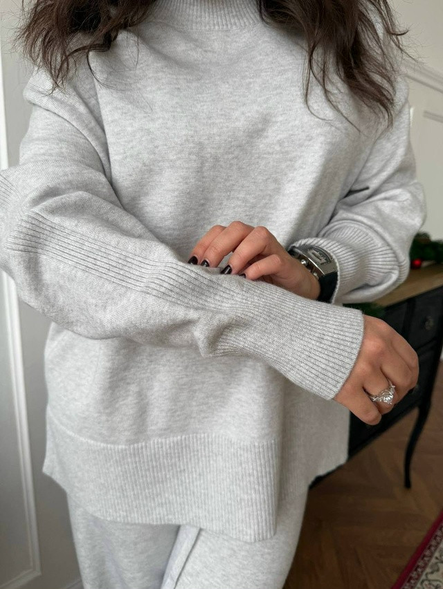 Купить Женский костюм серый оптом Садовод Интернет-каталог Садовод интернет-каталог