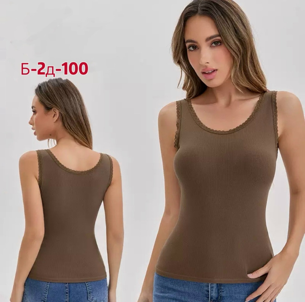 Купить Женская майка коричневая оптом Садовод Интернет-каталог Садовод интернет-каталог