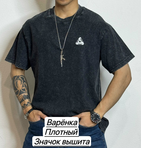 Футболка для мужчин, варёнка (Турция) САДОВОД официальный интернет-каталог