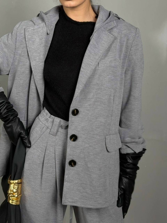 Купить Женский костюм серый оптом Садовод Интернет-каталог Садовод интернет-каталог