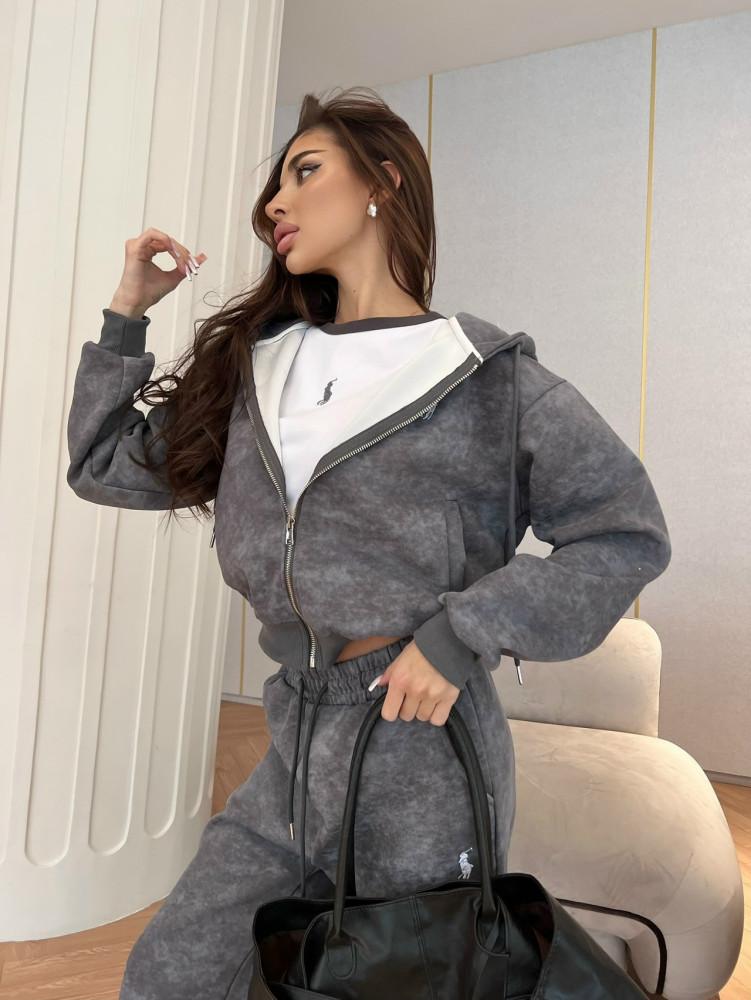 Купить Женский костюм темно-серый оптом Садовод Интернет-каталог Садовод интернет-каталог