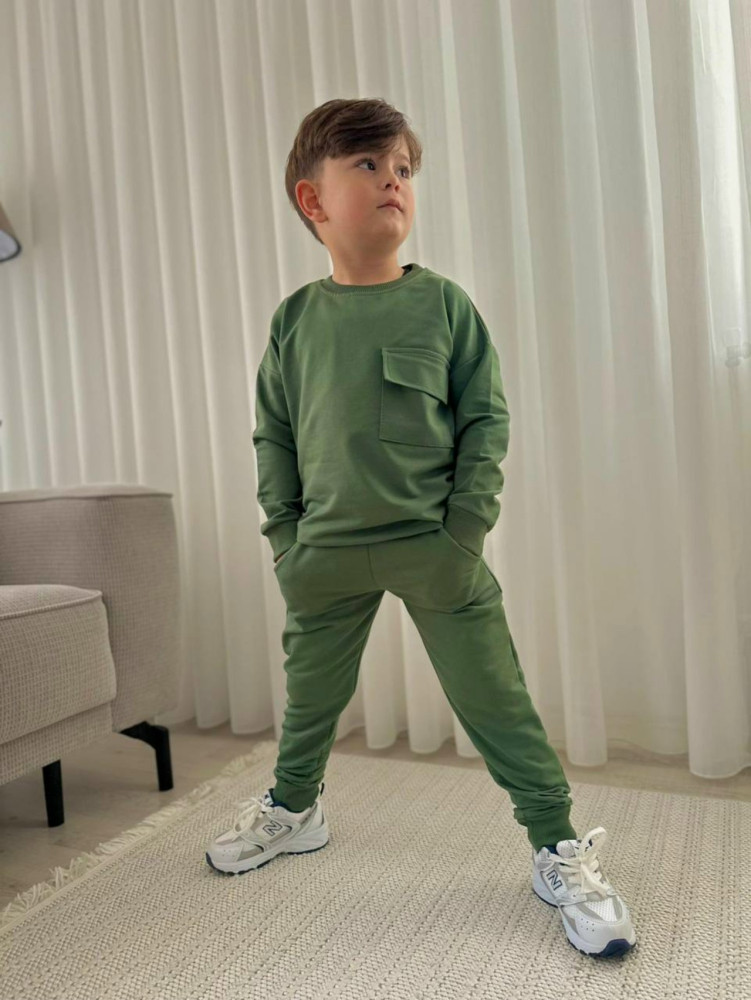 Купить Детский костюм зеленый оптом Садовод Интернет-каталог Садовод интернет-каталог