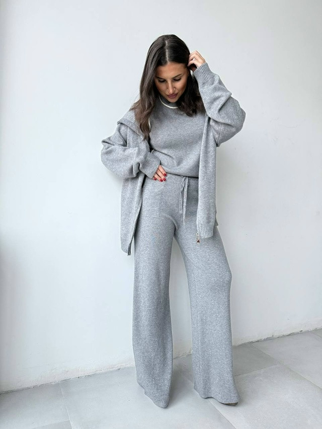 Купить Женский костюм серый оптом Садовод Интернет-каталог Садовод интернет-каталог