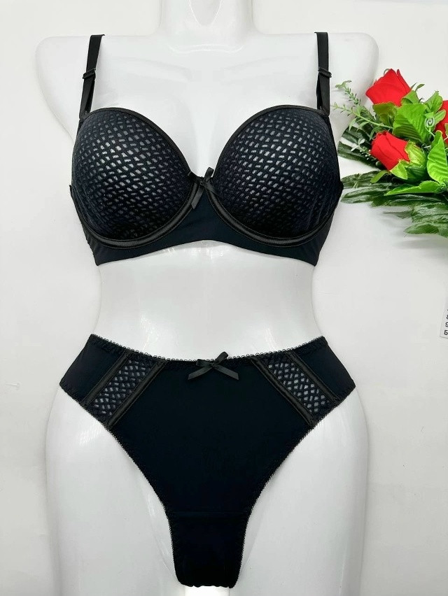 Купить Комплект нижнего белья черный оптом Садовод Интернет-каталог Садовод интернет-каталог