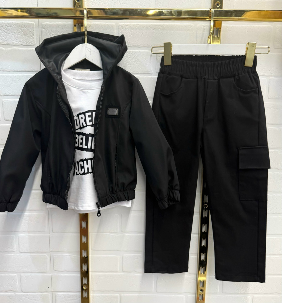 Купить Детский костюм черный оптом Садовод Интернет-каталог Садовод интернет-каталог