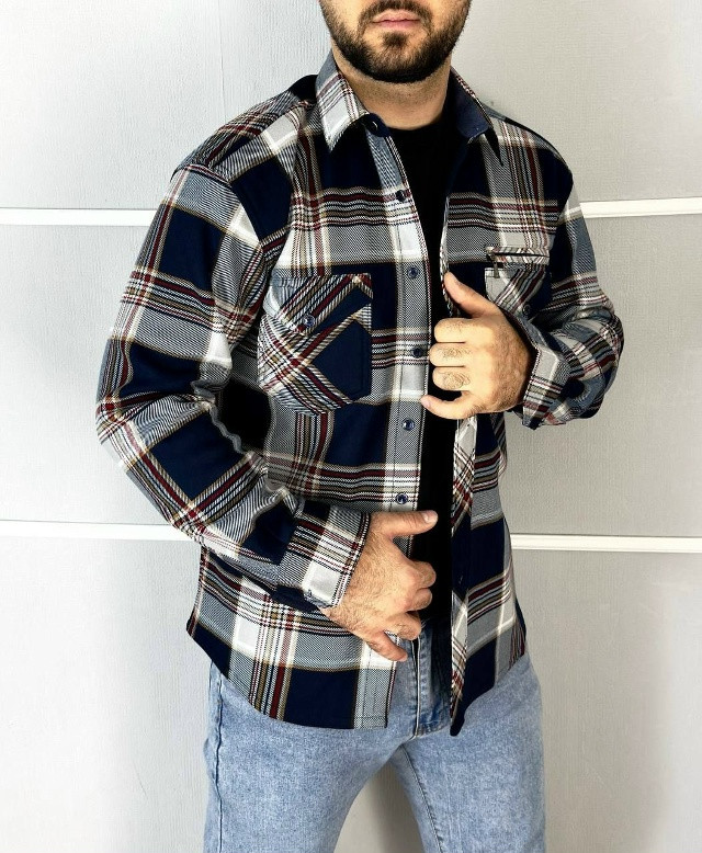 Купить Мужская рубашка коричневая оптом Садовод Интернет-каталог Садовод интернет-каталог