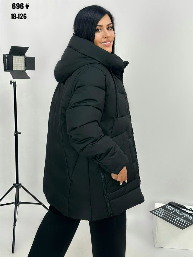 Купить Куртка женская черная оптом Садовод Интернет-каталог Садовод интернет-каталог