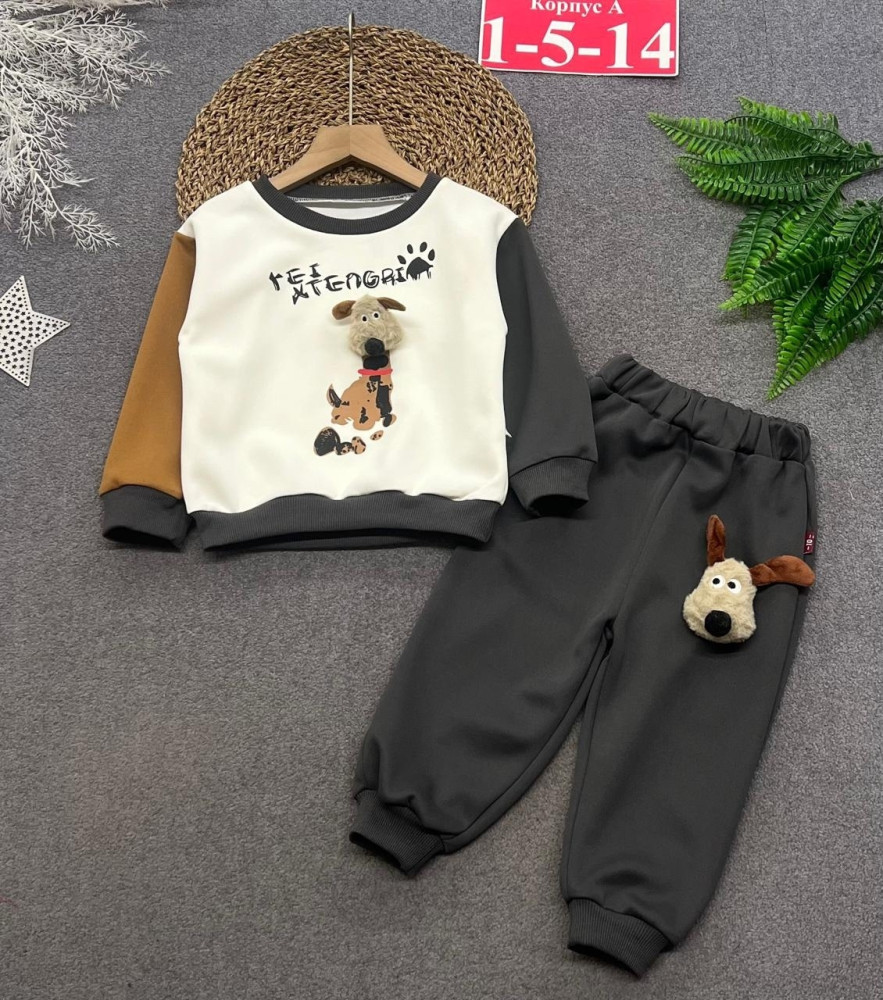 Купить Детский костюм серый оптом Садовод Интернет-каталог Садовод интернет-каталог