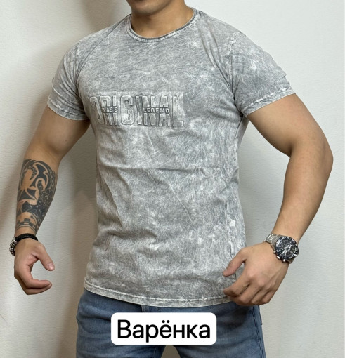 Футболка для мужчин великан, вареный хлопок САДОВОД официальный интернет-каталог