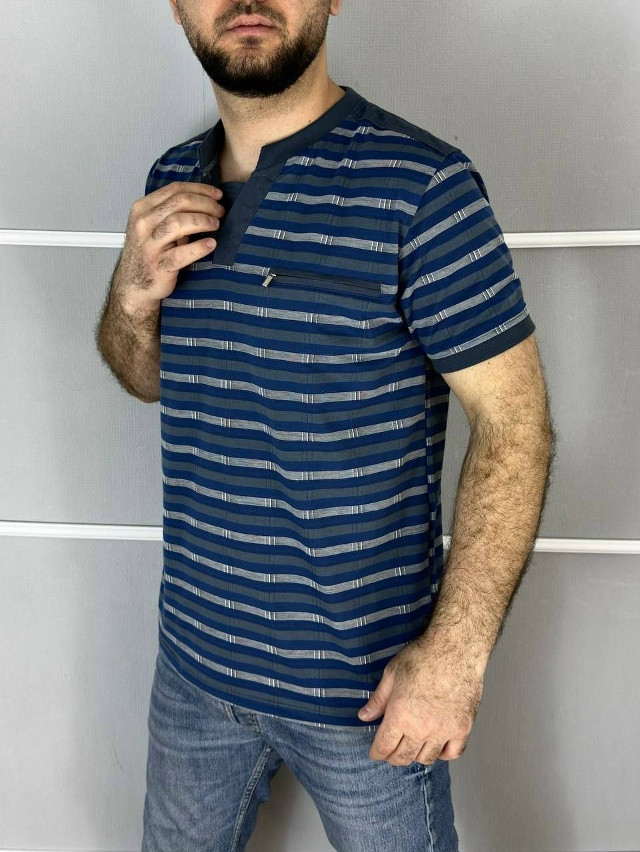 Купить Мужская футболка темно-синяя оптом Садовод Интернет-каталог Садовод интернет-каталог