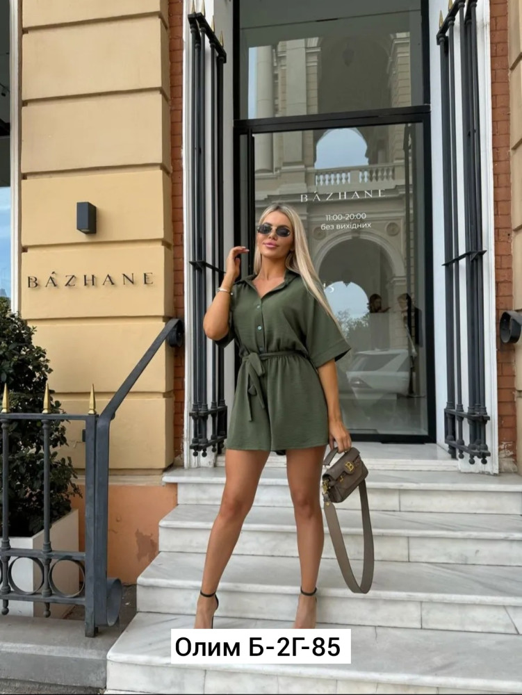 Купить Женский комбинезон зеленый оптом Садовод Интернет-каталог Садовод интернет-каталог