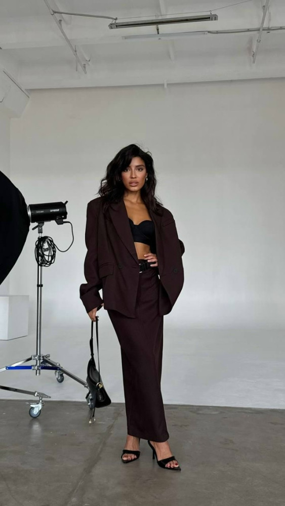 Купить Женский костюм коричневый оптом Садовод Интернет-каталог Садовод интернет-каталог