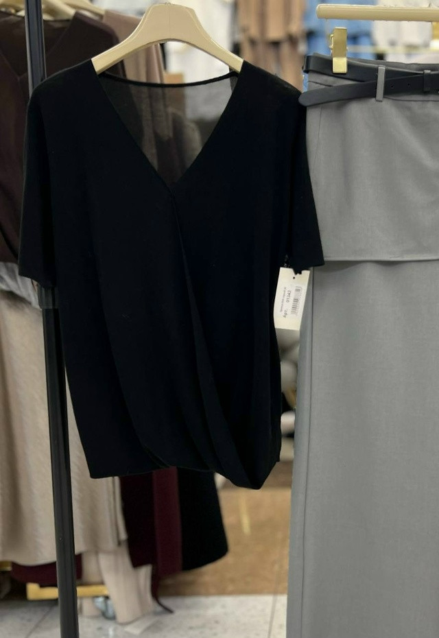 Купить Женская футболка черная оптом Садовод Интернет-каталог Садовод интернет-каталог