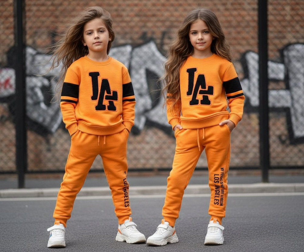 Купить Детский костюм оранжевый оптом Садовод Интернет-каталог Садовод интернет-каталог