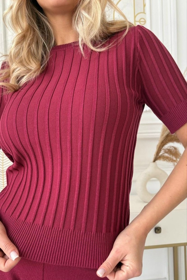 Купить Женский костюм бордовый оптом Садовод Интернет-каталог Садовод интернет-каталог