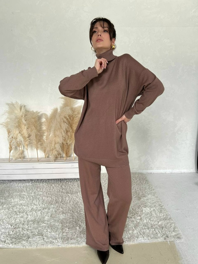 Купить Женский костюм коричневый оптом Садовод Интернет-каталог Садовод интернет-каталог