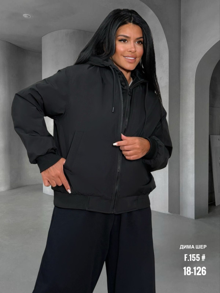 Купить Куртка женская черная оптом Садовод Интернет-каталог Садовод интернет-каталог