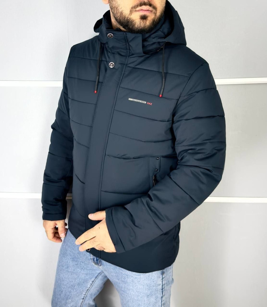 Купить Куртка мужская синяя оптом Садовод Интернет-каталог Садовод интернет-каталог