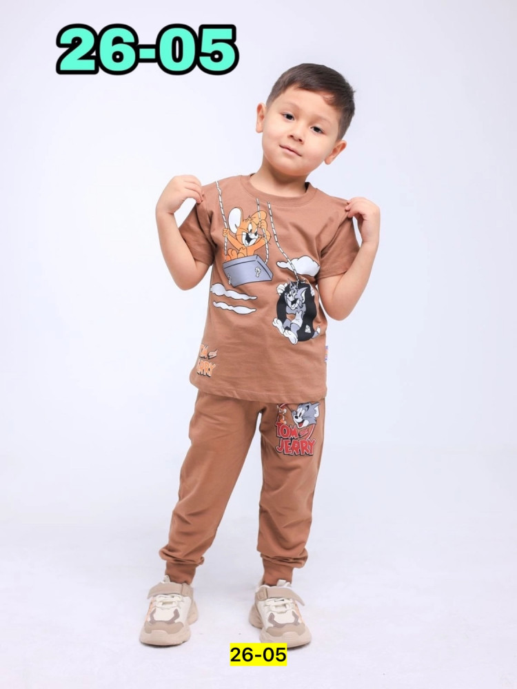 Купить Детский костюм коричневый оптом Садовод Интернет-каталог Садовод интернет-каталог