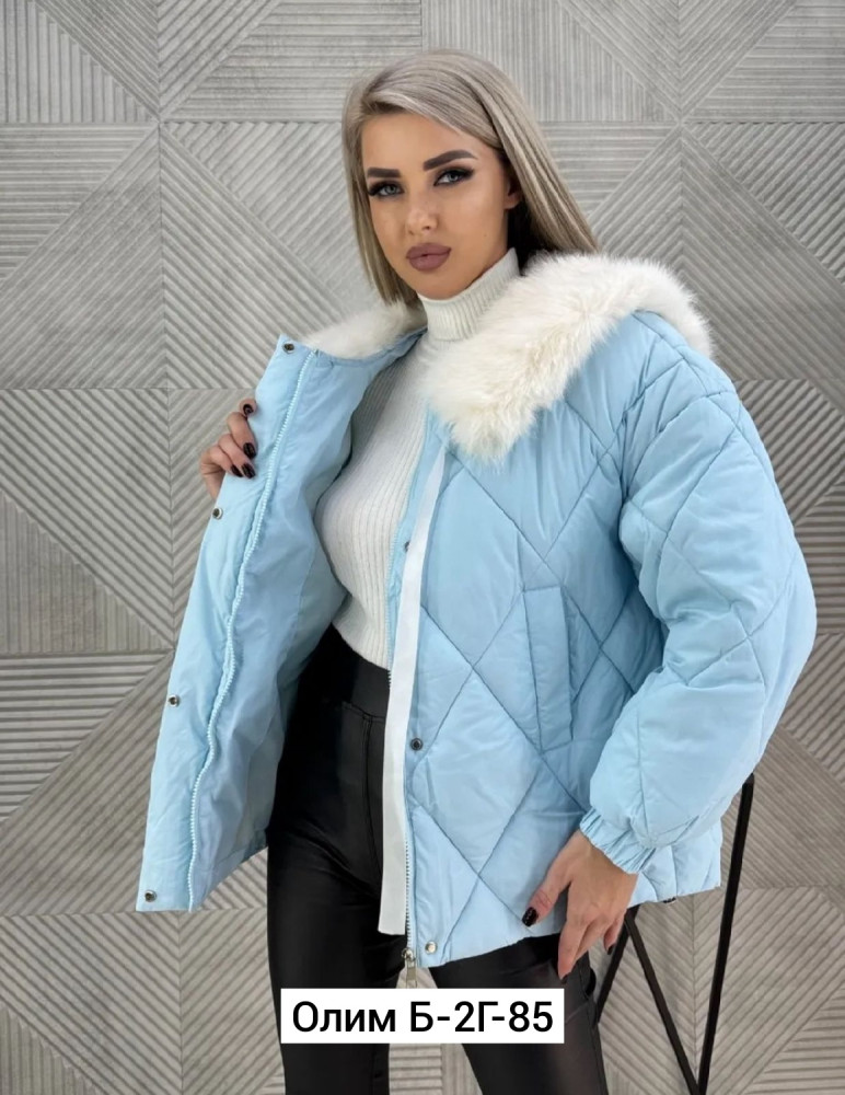 Купить Куртка женская голубая оптом Садовод Интернет-каталог Садовод интернет-каталог