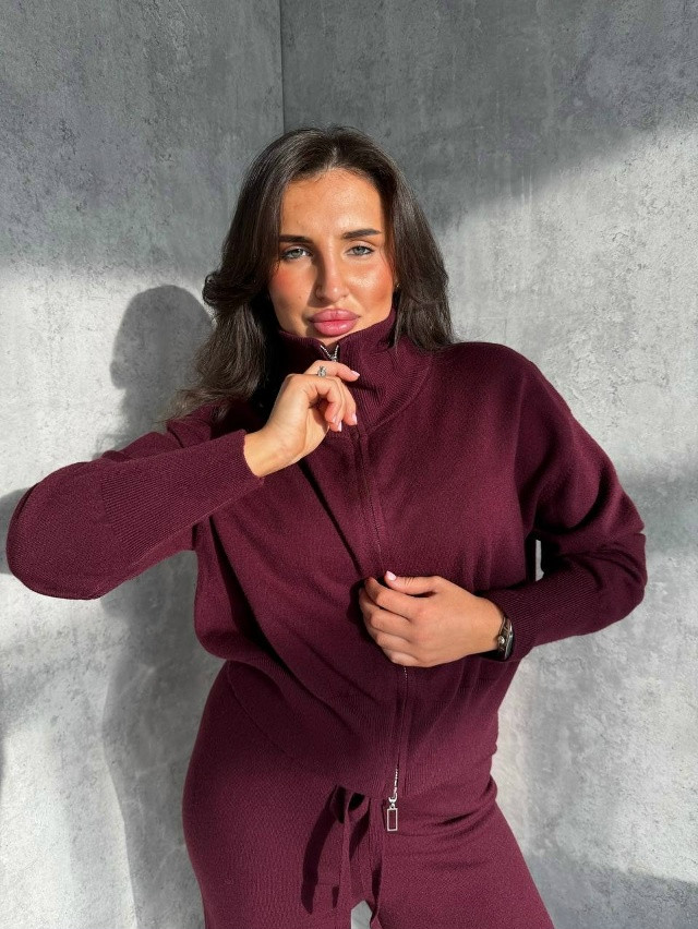 Купить Женский костюм бордовый оптом Садовод Интернет-каталог Садовод интернет-каталог