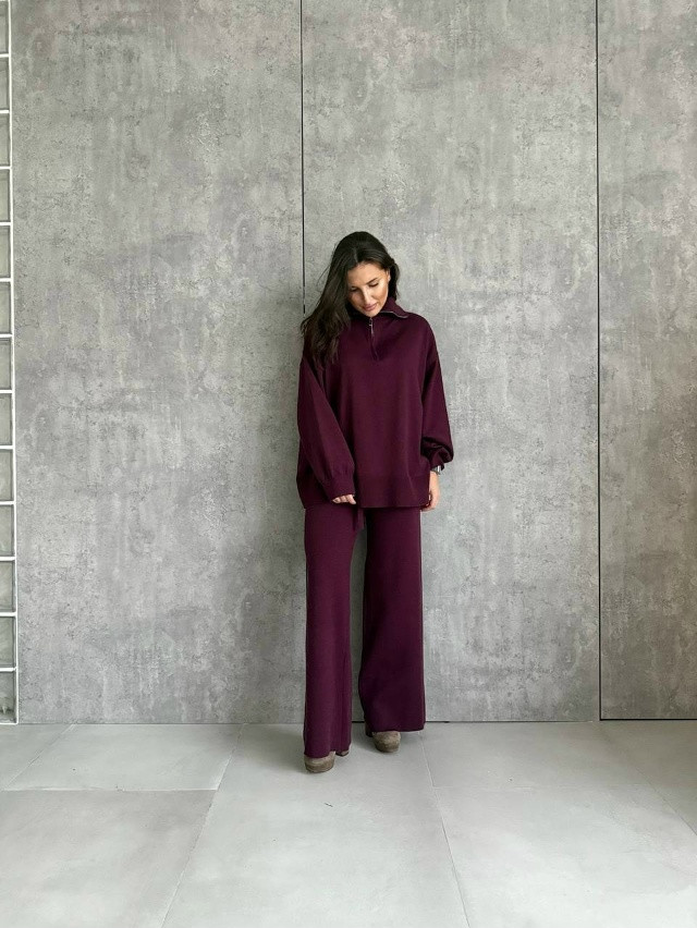 Купить Женский костюм бордовый оптом Садовод Интернет-каталог Садовод интернет-каталог