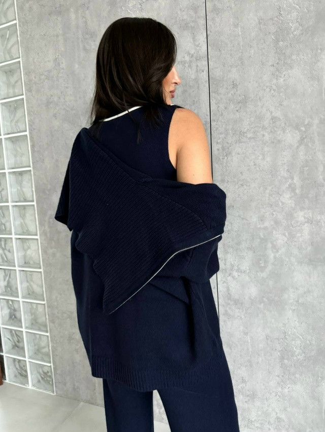 Купить Женский костюм синий оптом Садовод Интернет-каталог Садовод интернет-каталог