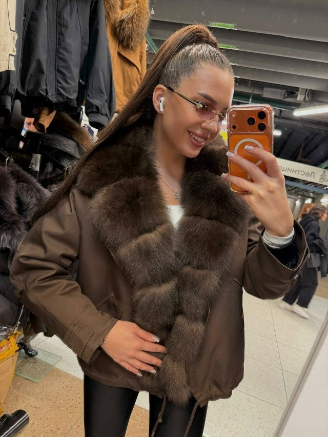 Купить Куртка женская коричневая оптом Садовод Интернет-каталог Садовод интернет-каталог