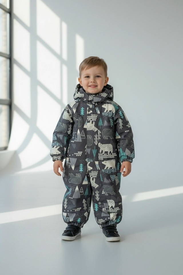 Купить Детский комбинезон серый оптом Садовод Интернет-каталог Садовод интернет-каталог