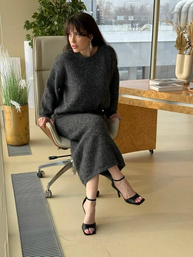 Купить Женский костюм темно-серый оптом Садовод Интернет-каталог Садовод интернет-каталог