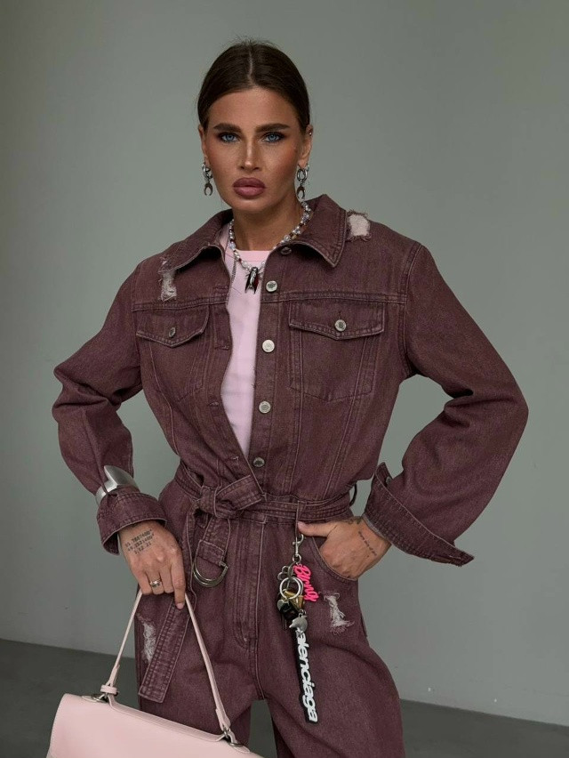 Купить Женский комбинезон коричневый оптом Садовод Интернет-каталог Садовод интернет-каталог