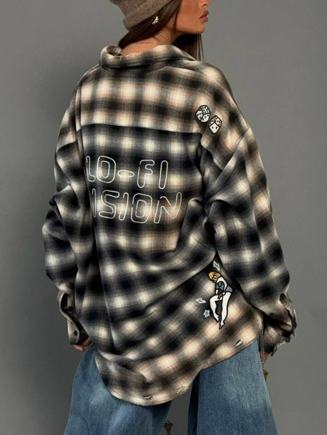 Купить Женская рубашка коричневая оптом Садовод Интернет-каталог Садовод интернет-каталог