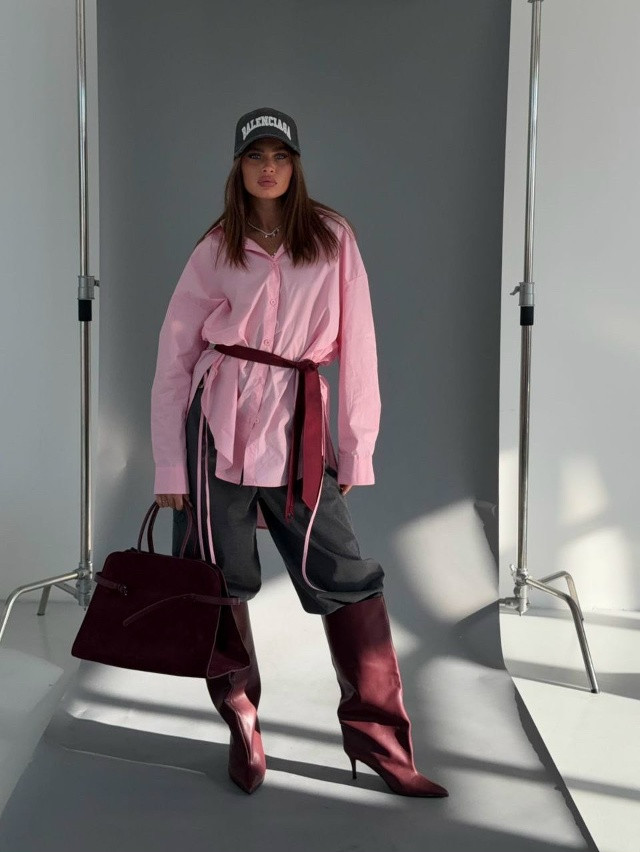 Купить Женская рубашка розовая оптом Садовод Интернет-каталог Садовод интернет-каталог