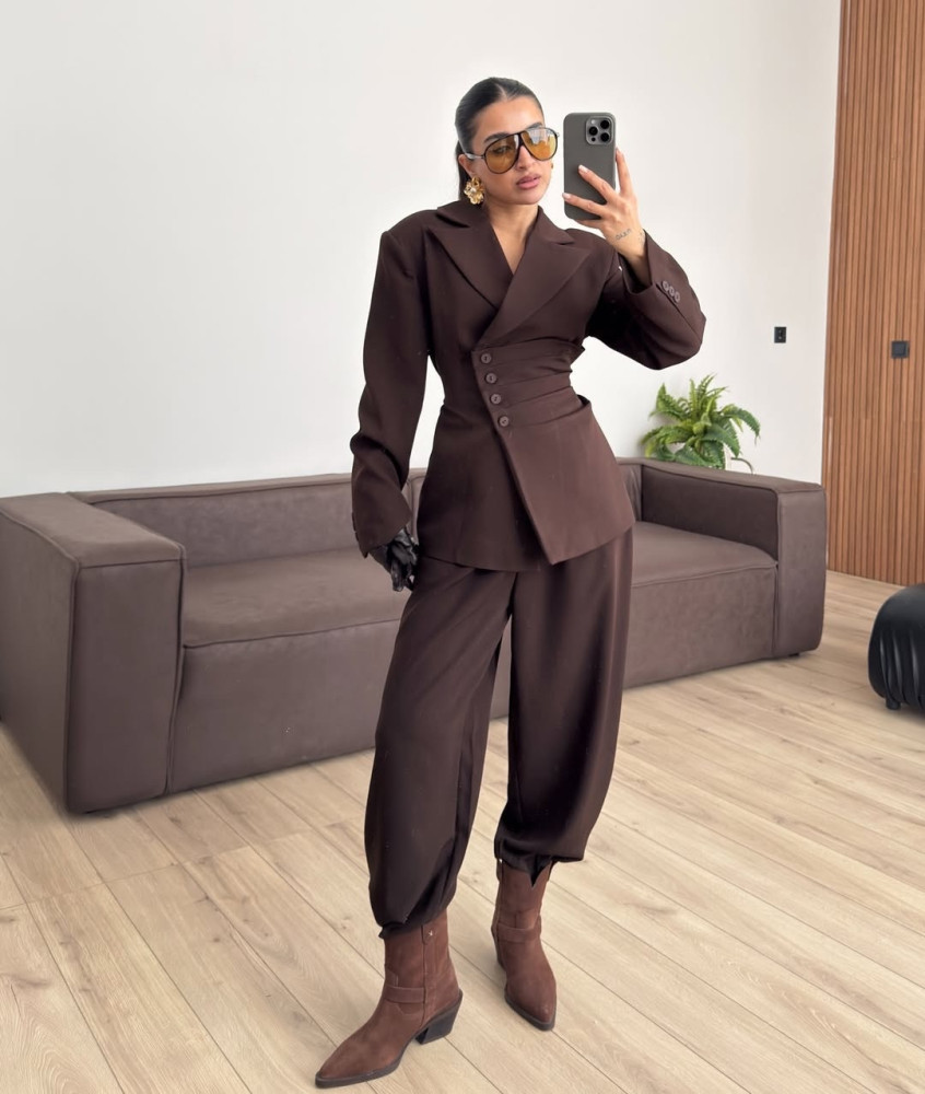 Купить Женский костюм коричневый оптом Садовод Интернет-каталог Садовод интернет-каталог