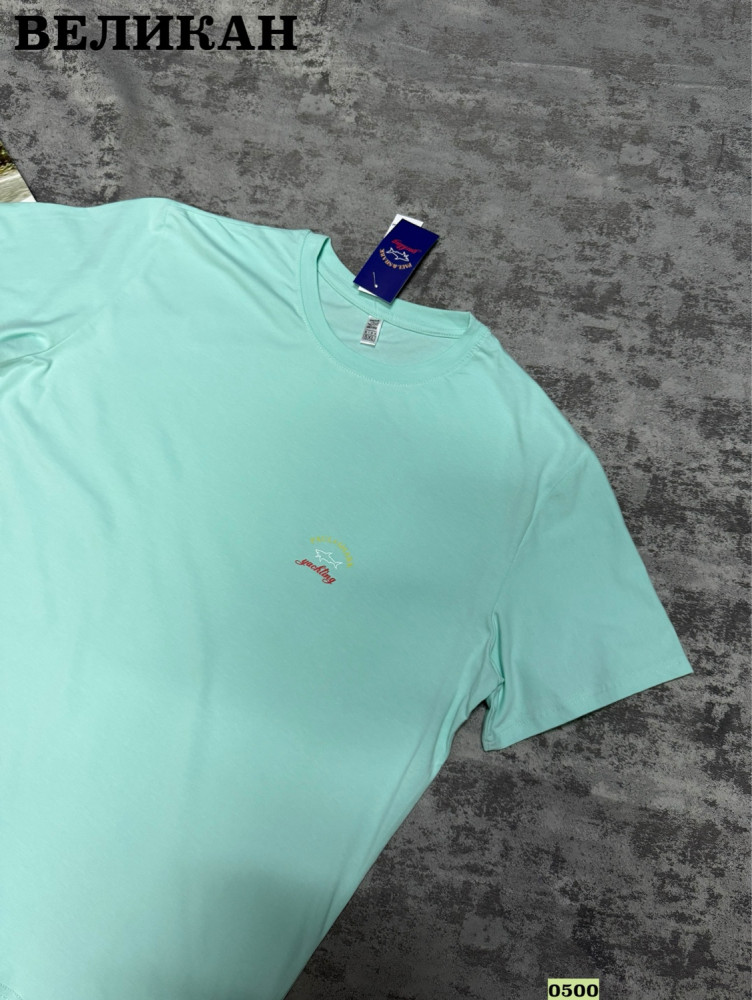 Купить Мужская футболка голубая оптом Садовод Интернет-каталог Садовод интернет-каталог