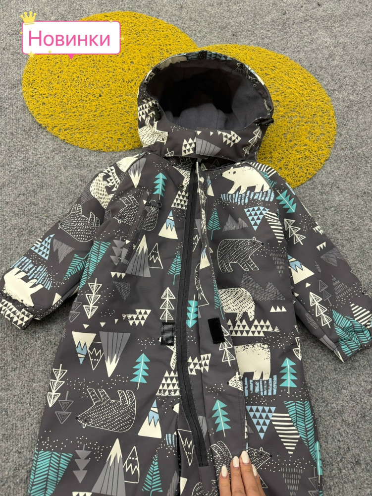 Купить Детский комбинезон серый оптом Садовод Интернет-каталог Садовод интернет-каталог