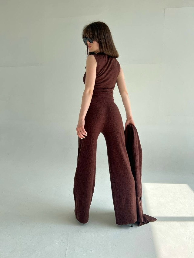 Купить Женский костюм коричневый оптом Садовод Интернет-каталог Садовод интернет-каталог